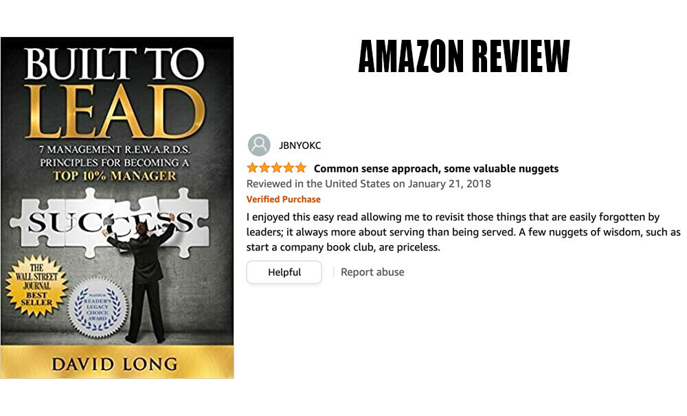 Built to Lead reader review
